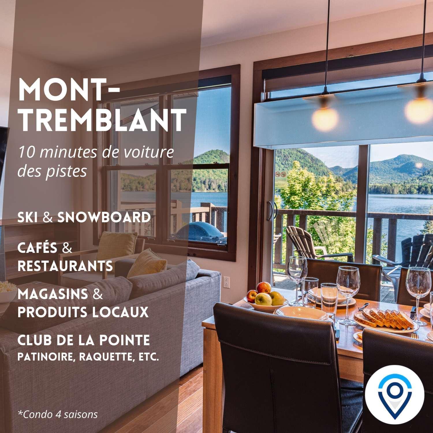 Lakefront Mountain View - Resort Loft Лак-Сюперьёр Экстерьер фото
